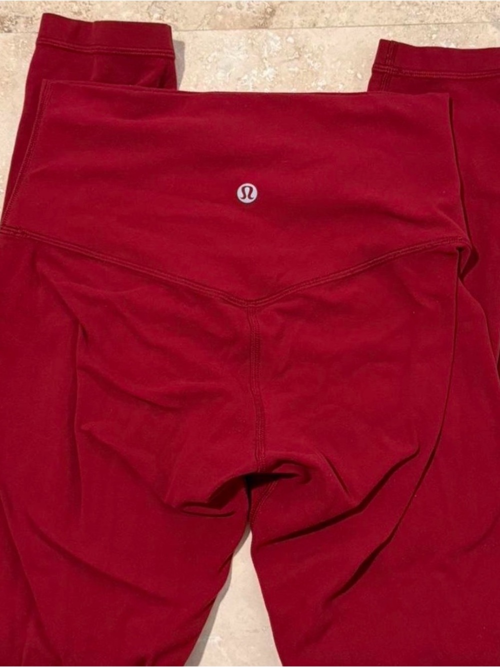 lululemon athletica High-Waist Leggings in Deep Red